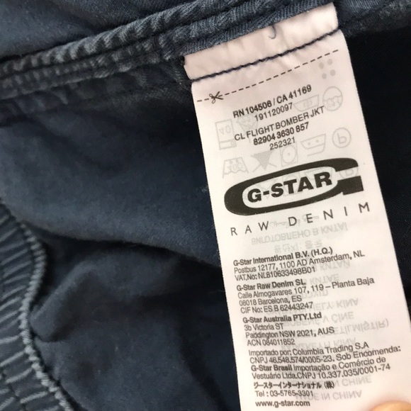 G-Star Navy Blue Cargo Zipper Jacket - Picture 6 of 8